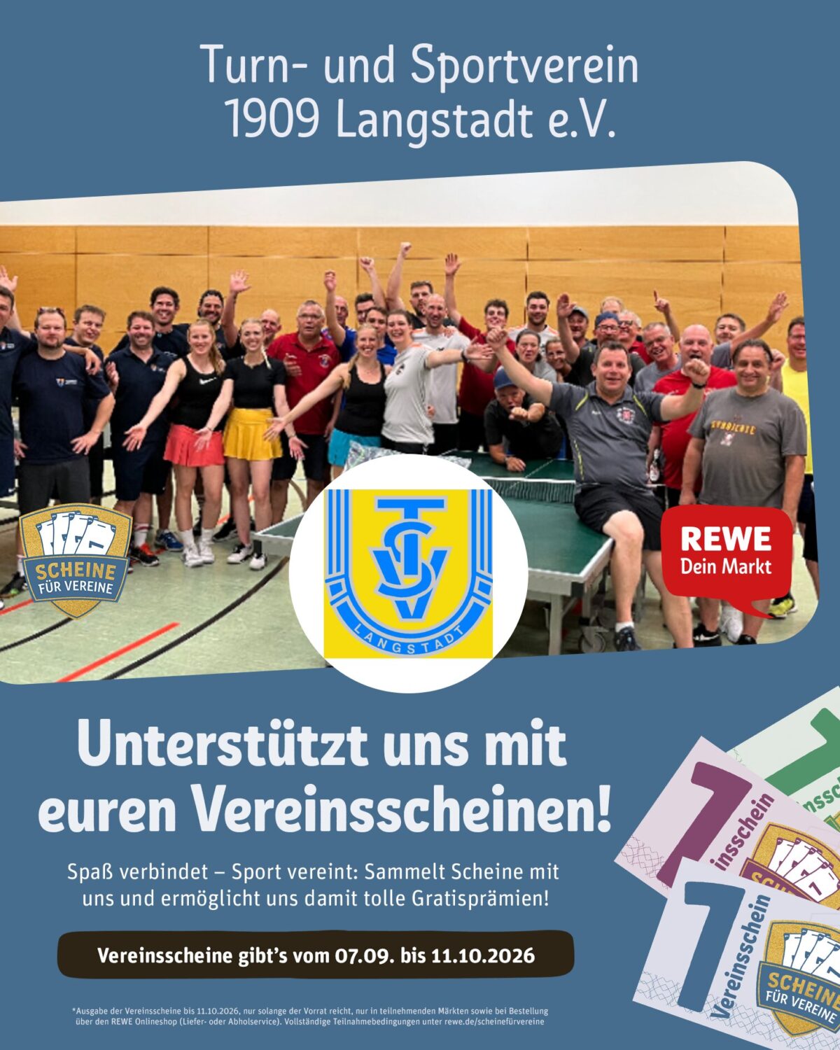 Scheine für Vereine geht in die 7. Runde
